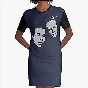 Simon & Garfunkel Tribute Graphic T-Shirt Dress