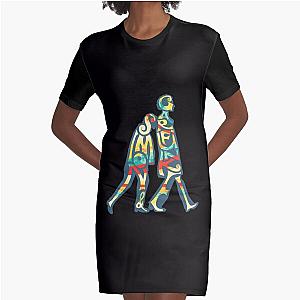 Simon & Garfunkel Classic Graphic T-Shirt Dress