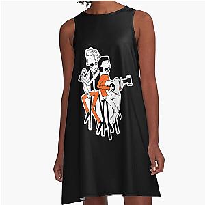 Music Vintage Simon And Garfunkel Gift Music Fans A-Line Dress