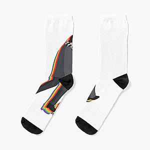 Funny Men Simon And Garfunkel Vintage Rainbow Awesome For Music Fan Socks