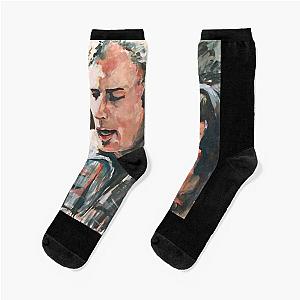 Birthday Gift Simon And Garfunkel Long Retro Wave Socks