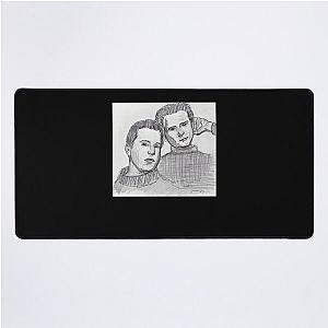 Music Vintage Retro Simon And Garfunkel Love You Fans Desk Mat