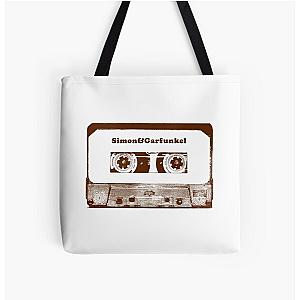 Simon & Garfunkel Cassette Tape All Over Print Tote Bag