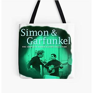 Simon and Garfunkel - Evergreen Rock All Over Print Tote Bag