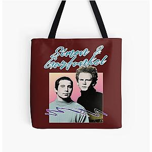 A Celebration Of Biffy Clyro Endings Simon And Garfunkel Retro Aesthetic Design Music All Over Print Tote Bag