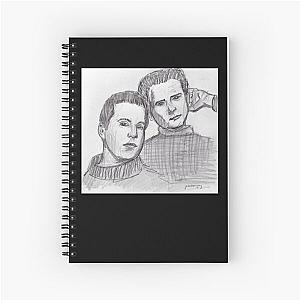 Music Vintage Retro Simon And Garfunkel Love You Fans Spiral Notebook