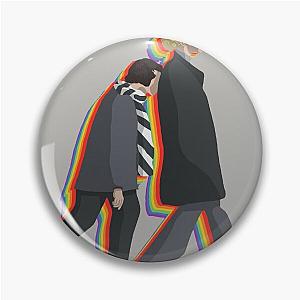 Simon & Garfunkel Vintage Rainbow Pin