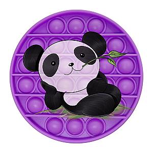 Panda Image Simple Dimple Fidget Toy Pop It