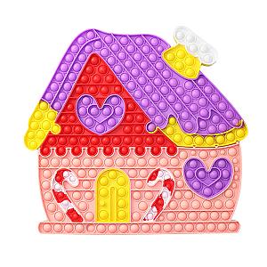 Big Christmas House Pop It Fidget Toy