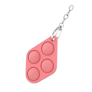 4 Fingers Keychain Simple Dimple Fidget Toy Pop It