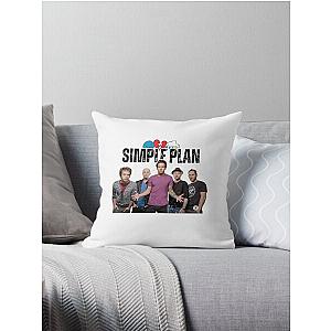 Simple Plan -Canadian rock band from Montreal, Quebec. Throw Pillow