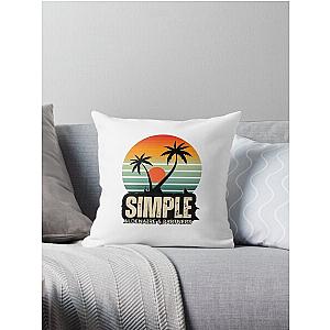 T-shirt Simple Plan Felpa con cappuccio Simple Plan Simple Plan a maniche lunghe Simple Plan Vintage Simple Plan unisex Throw Pillow