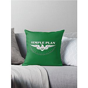 best of Simple Plan tour music popular in the years  Throw Pillow