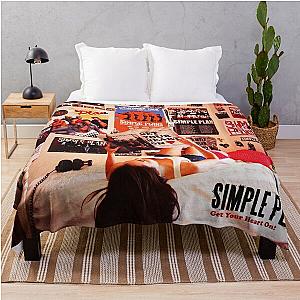 Get Your Simple Plan Heart On Throw Blanket