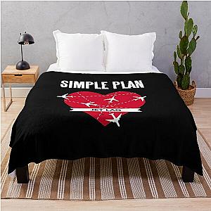 Simple Plan Jet Lag Throw Blanket