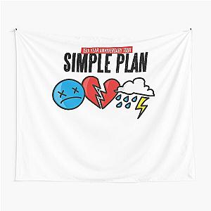 Simple Plan Merchant 15th year anniversary tour Tapestry