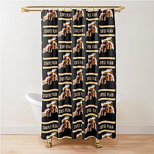 Simple Plan Classic  Shower Curtain