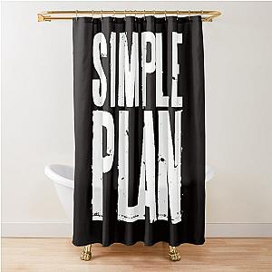 Simple Plan Logo Shower Curtain