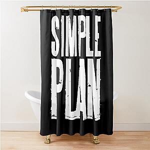 Simple Plan Logo Essential Shower Curtain