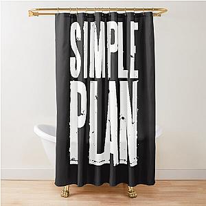 Simple Plan Logo Shower Curtain