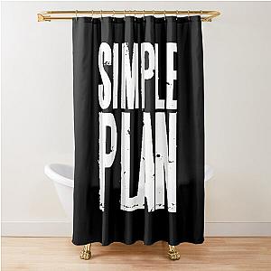 Simple Plan Logo Essential Shower Curtain