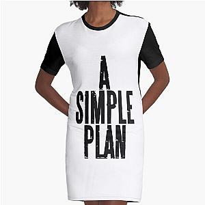 A Simple Plan, in black Graphic T-Shirt Dress