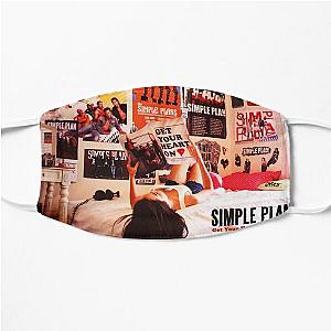 Get Your Simple Plan Heart On Flat Mask