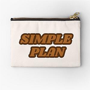 Simple plan Zipper Pouch