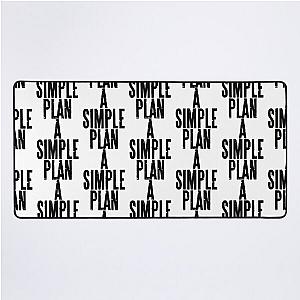 A Simple Plan, in black Desk Mat