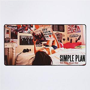 Get Your Simple Plan Heart On Desk Mat