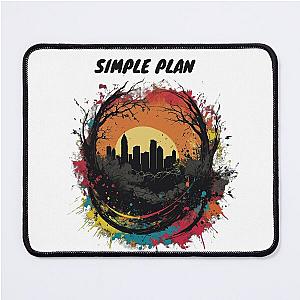 simple plan designed art  Mouse Pad