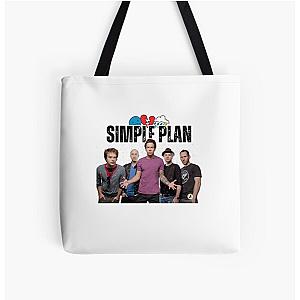 Simple Plan -Canadian rock band from Montreal, Quebec. All Over Print Tote Bag