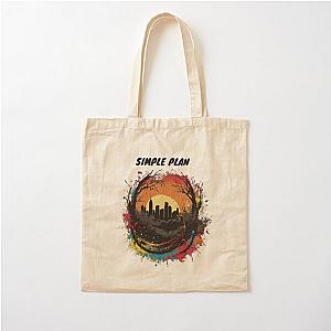 simple plan designed art  Cotton Tote Bag