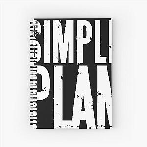 Simple Plan Logo Spiral Notebook