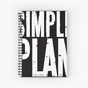 Simple Plan Logo Spiral Notebook