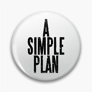 A Simple Plan, in black Pin