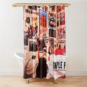 Get Your Simple Plan Heart Shower Curtain