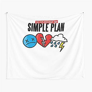 Simple Plan 15th year anniversary Tour Tapestry