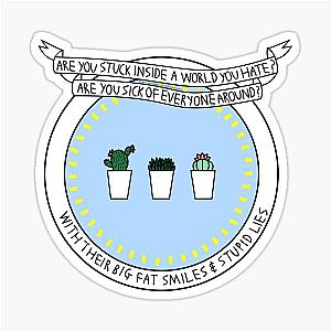 Welcome to my life Simple Plan Sticker