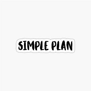 Simple Plan Text Sticker
