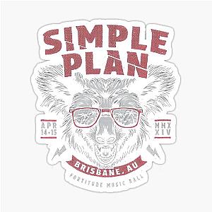 Simple Plan merch sticker