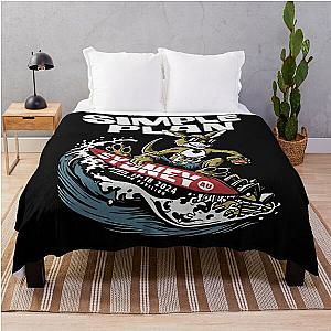 Simple Plan merch throw blanket
