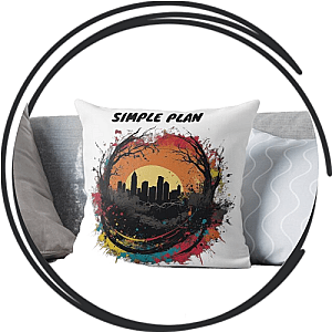 Simple Plan Pillows Cover