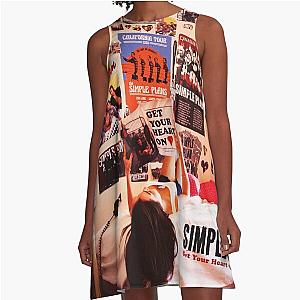 Get Your Plan Heart On A-Line Dress