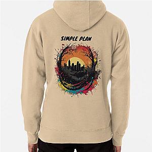Simple Plan Designed Art Pullover Hoodie