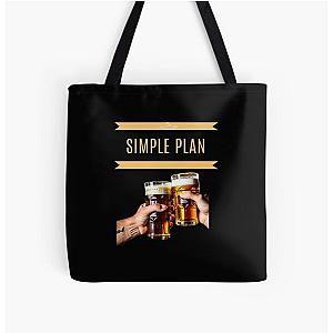 Simple Classic Plan All Over Print Tote Bag