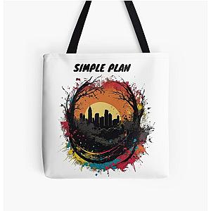 Simple plan designed Art All Over Print Tote Bag