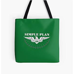 Best of Simple Plan tour music popular years All Over Tote Bag