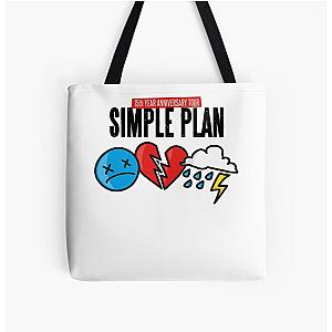 Simple Plan 15th Anniversary Tour All Over Print Tote Bag