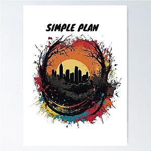 Simple Plan Designed Art Poster